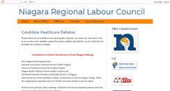 Desktop Screenshot of niagaralabour.ca